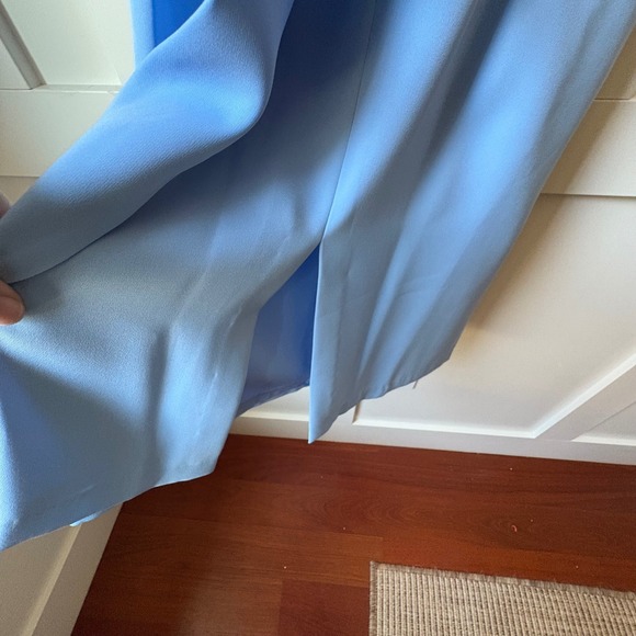 $450 NWT SACHIN & BABI Annie Chambray Blue Dress Balloon Sleeve Wedding SIZE 10 - Picture 10 of 12